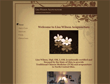 Tablet Screenshot of lisawilsonacupuncture.com